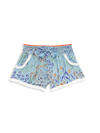 POUPETTE ST BARTH LITTLE GIRL'S & GIRL'S LULU FLORAL PRINT SHORTS,400015312736