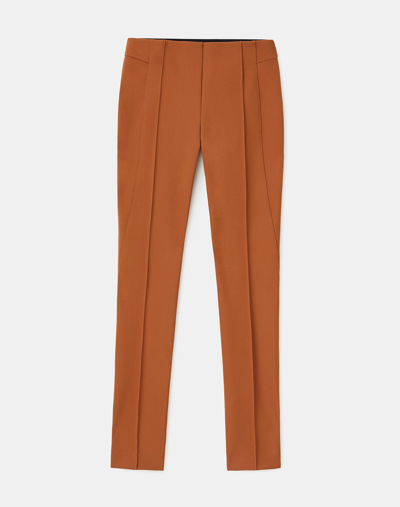 Lafayette 148 Petite Acclaimed Stretch Gramercy Pant In Cappuccino