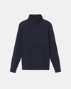 Lafayette 148 Petite Cashmere Turtleneck Sweater In Blue