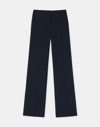 Lafayette 148 Petite Dalton Pant In Kindwool Nouveau Crepe In Blue