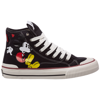 Moa Master Of Arts Moa Sneakers In Fabric With Mickey Mouse Print In Black