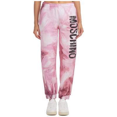 MOSCHINO WOMEN'S SPORT TRACKSUIT TROUSERS 212D A030854272222 42