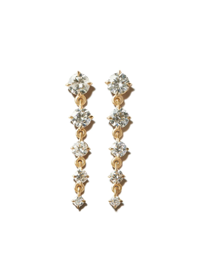 Lizzie Mandler Fine Jewelry 18kt Yellow Gold Éclat Five Drop Diamond Earrings