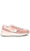 Nike Waffle One Low-top Sneakers In Pale Coral  Cashmere  & Deep Royal Blue