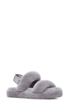 Ugg Kids' ® Oh Yeah Genuine Shearling Slingback Slipper In Soft Amethyst