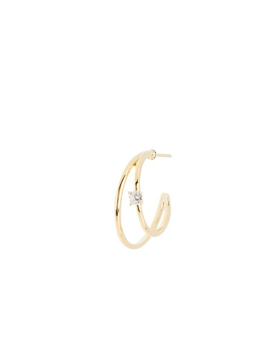 Jordan Road Jewelry Chiara Double Hoop Earrings In Gold