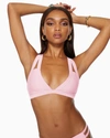 Ramy Brook Starla Triangle Bikini Top In Seashell Pink