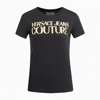 Versace Jeans Couture 范思哲2021春夏新款经典字母logo女士t恤衫 In Black