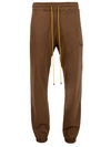 Rhude Drawstring-waist Cotton Track Pants