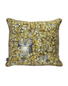 Fornasetti Silk Cushion Civette Owls In Flowers
