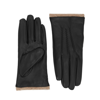 Dents Lorraine Wool-lined Leather Gloves In Black
