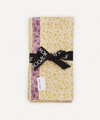 Coco & Wolf Floral Stencil And Capel Patchwork Napkins Set Of Two In Assorted