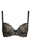 Le Mystere Le Mystère 'sophia'  Lace Underwire Bra In Black