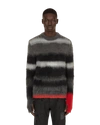 Slam Jam Commando Knit Mohair Sweater In Multi