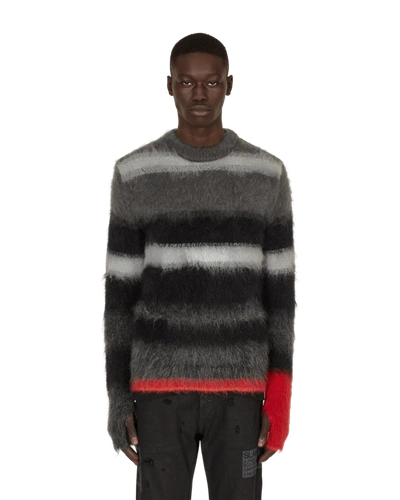 Slam Jam Commando Knit Mohair Sweater In Multi