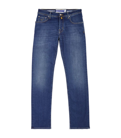 Jacob Cohen Straight Jeans In Blue