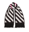 OFF-WHITE ARROWS AND STRIPES SCARF,17551734