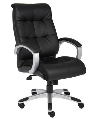 Boss Office Products Double Plush High Back Executive Chair In Black