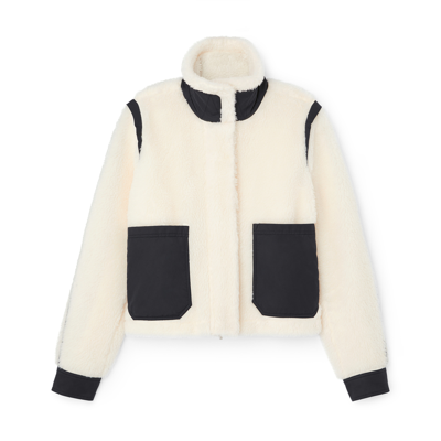 G. Label Neidorf Fleece Bomber In Ivory