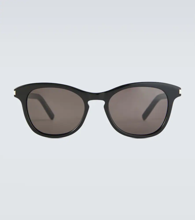 SAINT LAURENT ROUND-FRAME ACETATE SUNGLASSES,P00630702