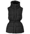 Canada Goose Rayla Hooded Belted Quilted Enduraluxe Down Vest In Black
