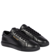 SAINT LAURENT ANDY LEATHER SNEAKERS,P00623232