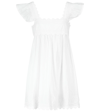 JULIET DUNN BABY DOLL EMBROIDERED COTTON MINI DRESS,P00624217