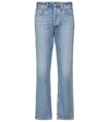 Goldsign Harper High-rise Straight Jeans In Cromer