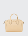 Givenchy Antigona Small Sugar Goatskin Satchel Bag In Medium Beige