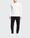 Theory Men's Anemone Essential Long-sleeve Tee In Ivory
