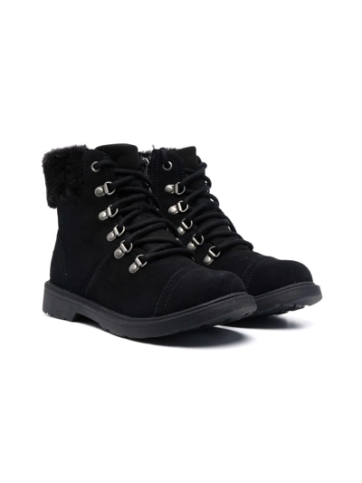 Ugg Azell Hiker Weather Ankle Boots In Black