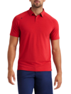 Rhone Delta Pique Polo Shirt In Vintage Crimson