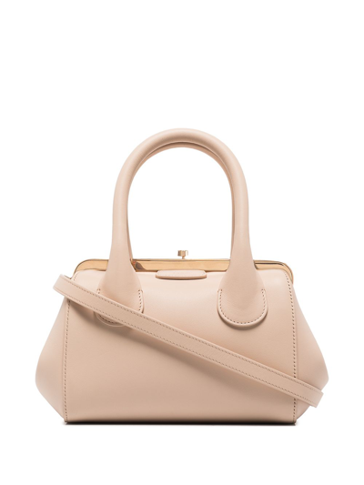Chloé Pink Joyce Small Leather Tote Bag