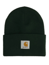 Carhartt Hats In Green Acrylic In Verde