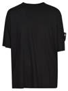 PRADA POUCH APPLIQUE PLAIN T-SHIRT,UJN762 S212 1ZLC F0002