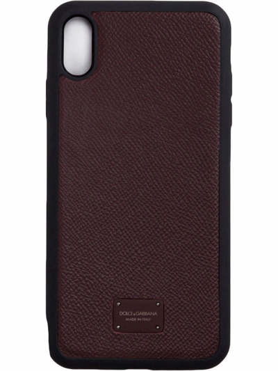 Dolce & Gabbana Iphone Xs Max Css Case In Brown