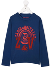Zadig & Voltaire Kita Logo-print Cotton T-shirt In Blue