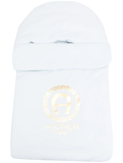 Aigner Logo-print Sleeping Bag In White