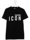 DSQUARED2 TEEN ICON-PRINT COTTON T-SHIRT