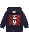 GUCCI GUCCI LOGO PRINT HOODIE