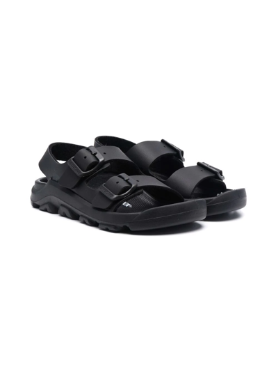 Birkenstock Kids' Mogami Birko-flor Slingback Sandals In Black