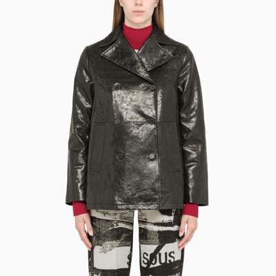 Swd By S.w.o.r.d. Black Leather Jacket