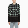 AMIRI BLACK/MINT CHECK SHIRT,MSL0152DDJ-J-AMIRI-350