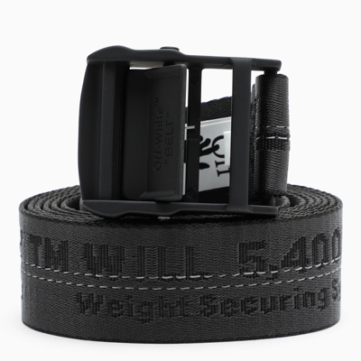 Off-white Black Industrial 35 Mm Belt