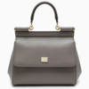 DOLCE & GABBANA TAUPE SICILY HANDBAG,BB6003A1001-J-DOLCE-80045