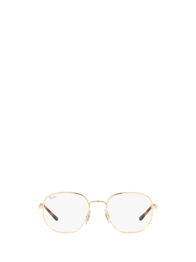 Ray Ban Rx3682v Gold Glasses