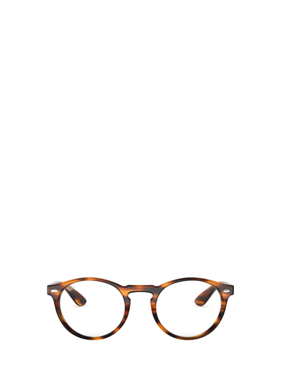 Ray Ban Rx5283 Striped Havana Glasses