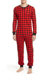Nordstrom Men's Shop Shop Pajamas In Red Bloom Buffalo Check