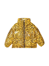 DOLCE & GABBANA ANIMALIER GIRL DOWN JACKET,L5JBJ4FSRNH HG13N