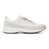 APC WHITE & TAUPE JAY SNEAKERS